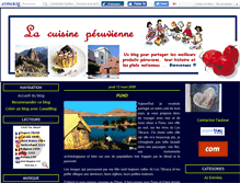 Tablet Screenshot of cuisineduperou.canalblog.com