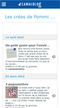 Mobile Screenshot of creapommi.canalblog.com
