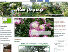 Tablet Screenshot of alexpaysage.canalblog.com