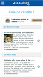 Mobile Screenshot of cuisinerebelle.canalblog.com