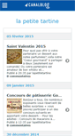 Mobile Screenshot of lapetitetartine.canalblog.com