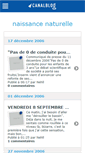 Mobile Screenshot of naissancenaturel.canalblog.com