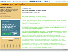 Tablet Screenshot of naissancenaturel.canalblog.com