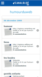 Mobile Screenshot of humourduweb.canalblog.com