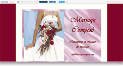 Desktop Screenshot of mariagecompose.canalblog.com