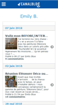 Mobile Screenshot of emilyblue.canalblog.com