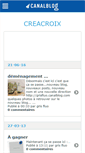 Mobile Screenshot of creacroix.canalblog.com