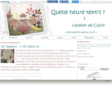 Tablet Screenshot of clairelarcblog.canalblog.com