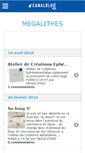 Mobile Screenshot of megalithes.canalblog.com