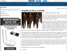 Tablet Screenshot of chezyoann.canalblog.com