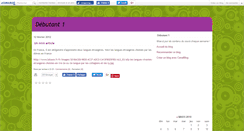 Desktop Screenshot of debutant1.canalblog.com