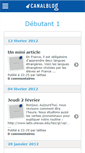 Mobile Screenshot of debutant1.canalblog.com