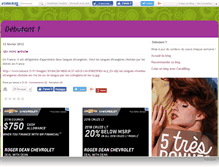 Tablet Screenshot of debutant1.canalblog.com