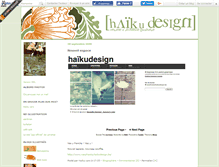 Tablet Screenshot of haikudesign.canalblog.com