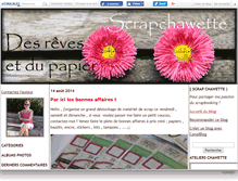 Tablet Screenshot of chawette.canalblog.com