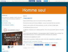 Tablet Screenshot of brunohommecelib.canalblog.com