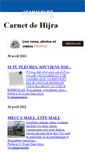 Mobile Screenshot of carnetdehijra.canalblog.com