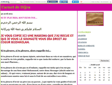 Tablet Screenshot of carnetdehijra.canalblog.com