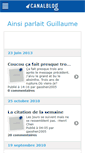 Mobile Screenshot of guillaume2005.canalblog.com