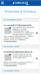 Mobile Screenshot of ensembleagrimaux.canalblog.com