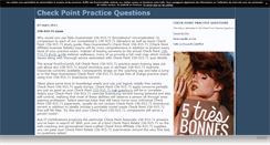 Desktop Screenshot of cpointpracticequ.canalblog.com