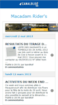 Mobile Screenshot of macadamriders.canalblog.com
