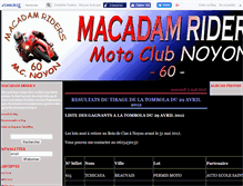 Tablet Screenshot of macadamriders.canalblog.com
