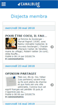 Mobile Screenshot of disjecta.canalblog.com