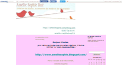Desktop Screenshot of ameliesophie.canalblog.com