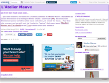 Tablet Screenshot of lateliermauve.canalblog.com