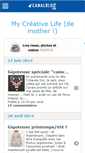 Mobile Screenshot of mycreativelife.canalblog.com