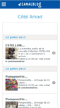 Mobile Screenshot of cotearkad.canalblog.com