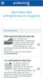 Mobile Screenshot of journeesoxygene.canalblog.com