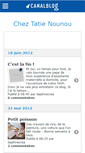 Mobile Screenshot of cheztatienounou.canalblog.com