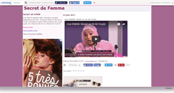 Desktop Screenshot of lesecretdefemme.canalblog.com