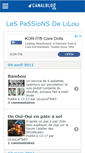 Mobile Screenshot of liloupassion.canalblog.com