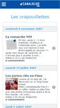 Mobile Screenshot of crapouillette23.canalblog.com