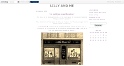 Desktop Screenshot of lillyandme.canalblog.com