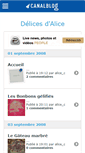 Mobile Screenshot of delicesdalice.canalblog.com