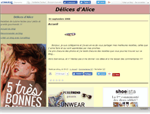 Tablet Screenshot of delicesdalice.canalblog.com