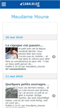 Mobile Screenshot of meudamemoune.canalblog.com