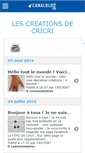 Mobile Screenshot of lafimodecricri.canalblog.com