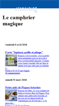 Mobile Screenshot of camphriermagique.canalblog.com