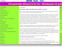 Tablet Screenshot of choupinettevie.canalblog.com
