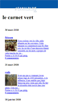Mobile Screenshot of carnetvert.canalblog.com