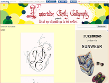 Tablet Screenshot of emilycalligraphy.canalblog.com