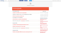 Desktop Screenshot of communiquescgt.canalblog.com