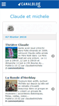 Mobile Screenshot of claudeetmichele.canalblog.com