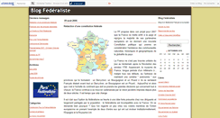 Desktop Screenshot of blogfederaliste.canalblog.com
