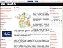 Tablet Screenshot of blogfederaliste.canalblog.com